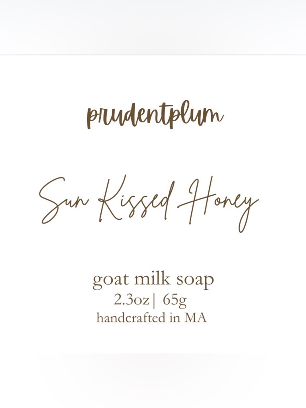 Sun Kissed Honey Goat Milk Soap 2.3oz - Picture 2 of 3